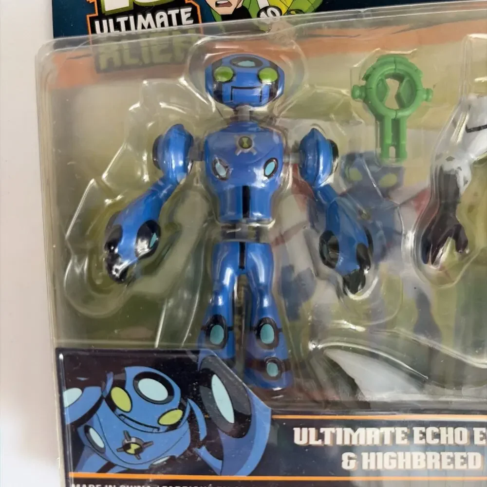 NEW 2011 Ben 10 ULTIMATE ECHO ECHO & HIGHBREED Alien Creation Figure Set NIP